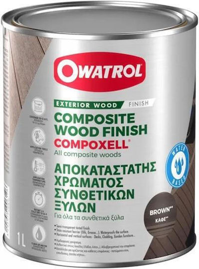 Newplan Χρώμα Δαπέδων Καφέ 1lt 7-03-OWA-612