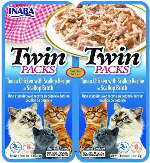 Inaba Bites Cat Treats with Chicken / Tuna for Cat 8 pcs 12 g