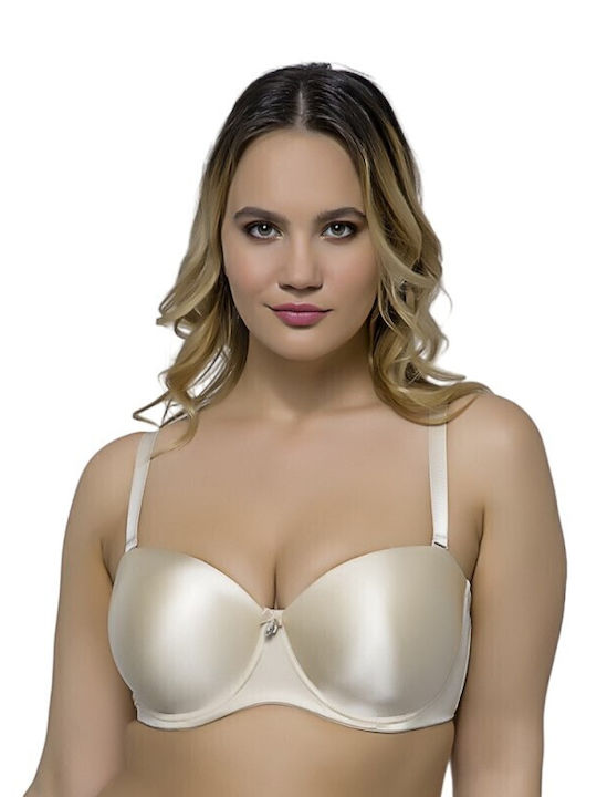 Beige, Black Σουτιέν mit Bügel