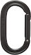 Καραμπίνερ Black Diamond Oval Keylock Black Μαύ...