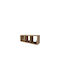 Shelf Wall Natural Wood 113x40x30cm
