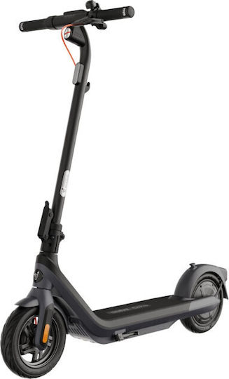 Segway KickScooter E2 Pro D Elektroroller für Kinder mit 20km/h Max Geschwindigkeit und 35km Reichweite in Schwarz Farbe