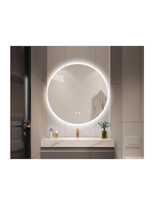 Martin Home Кръгло Банско Огледало LED 60x60см