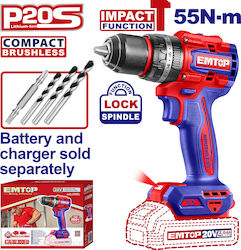 Emtop ECIDL205581 Ударно Дръпнокацъбило 20V Соло Emtop ECIDL205581 Ударно Дръпнокацъбило 20V Соло