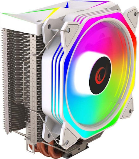 Rampage Octagon C50 CPU Kühlung für Socket 1700 / AM5 mit ARGB Beleuchtung Weiß