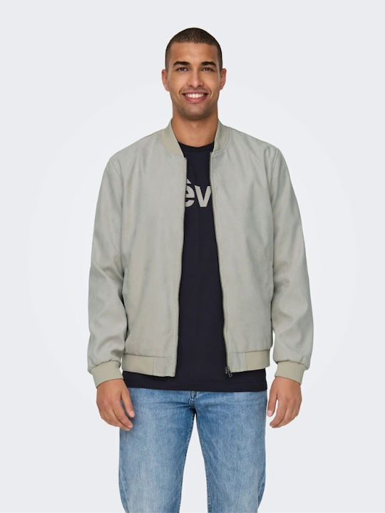 Only & Sons Jacket Bomber Vapor Blue
