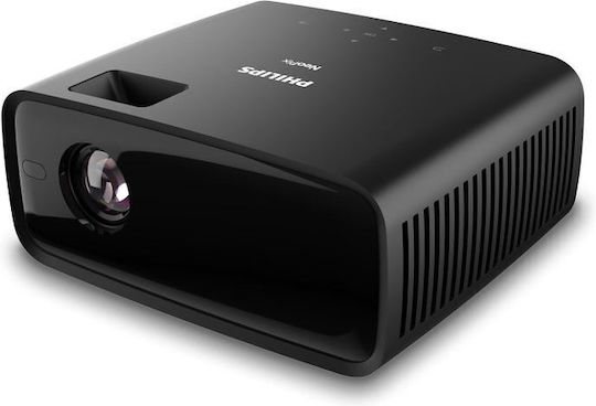Philips NeoPix 122 NPX122/INT Projektor LCD HD LED-Lampe mit Wi-Fi und Eingebauten Lautsprechern Schwarz