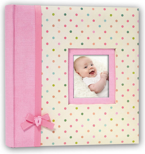 ZEP Παιδικό Άλμπουμ Baby Rose Charleston 40 Σελίδων Ροζ με Ριζόχαρτο 32x32εκ.