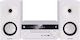 Blaupunkt Ηχοσύστημα 2.0 MS30BT 40W με CD / Digital Media Player και Bluetooth Λευκό