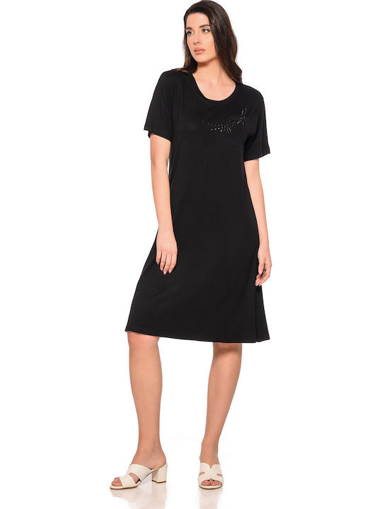 Summer Midi Dress Black