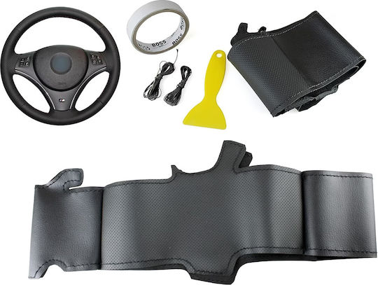 Best-Ka Car Steering Wheel Cover with Diameter 38cm Synthetic