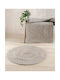 Rythmos Almira Teppich Rund Baumwolle Beige