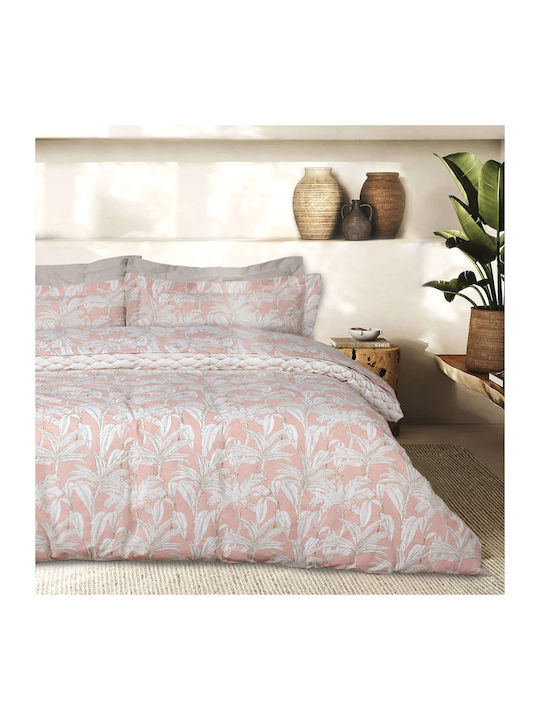 Das Home Bettwäsche-Set Überdoppel 240x260cm. 3...
