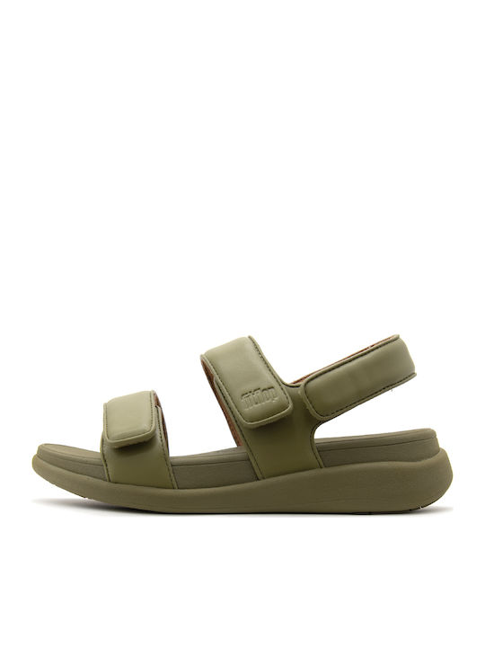 Fitflop Women's Flat Sandals Flatforms in Khaki...