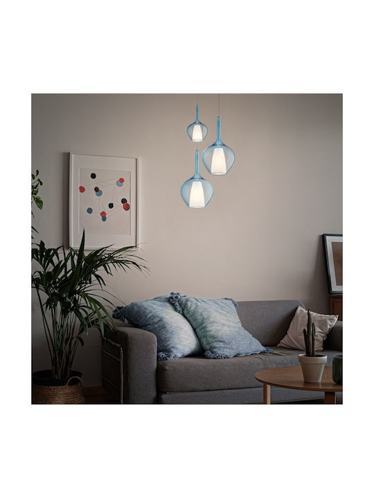 Ideal Lux Pendant Light Blue 18x18cm