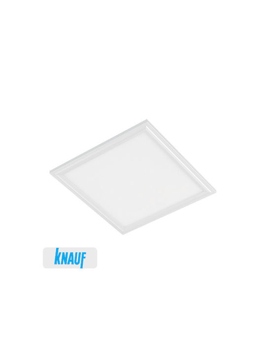 Elmark Square Recessed LED Panel 40W with Natural White Light 4000K 59.5x59.5cm