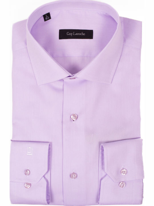 Guy Laroche Cotton Shirt Lila