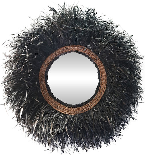 HomeMarkt HM4713 Καθρέπτης Μαύρος Διαμέτρου 85cm HomeMarkt HM4713 Καθρέπτης Μαύρος Διαμέτρου 85cm