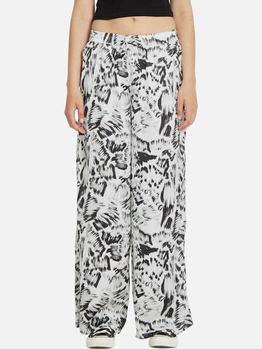 Alix Damen Stoff Hose Schwarz
