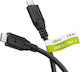 Goobay USB 3.2 Video Cable USB-C male - USB-C 60W PD Μαύρο 1.5m 74206 Bulk