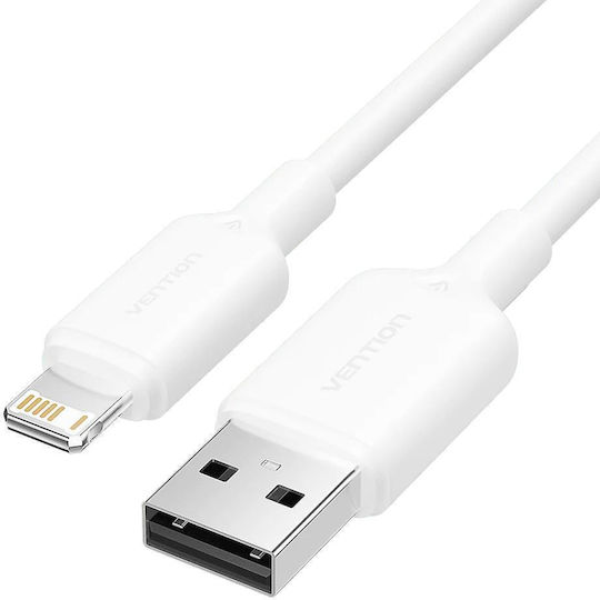 Vention USB-A to Lightning Cable Λευκό 1m LAMWF