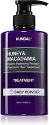Intensive Moisturizing Care Dry Damaged Hair Kundal Honey & Macadamia Baby Powder 500 Ml