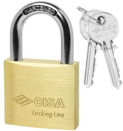 Cisa Ορειχάλκινο Λουκέτο Πέταλο με Κλειδί 70mm