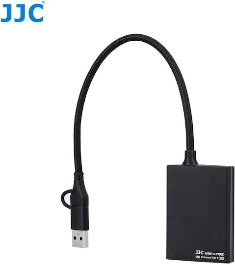 JJC Kartenleser USB 3.2 Typ-C für /S/D/ / / / / / Silber