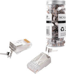 Spacetronik Nc-rj457ft-16 RJ45 Cat7 FTP Plugs 1.6mm Pieces Spacetronik Nc-rj457ft-16 RJ45 Cat7 FTP Plugs 1.6mm Pieces