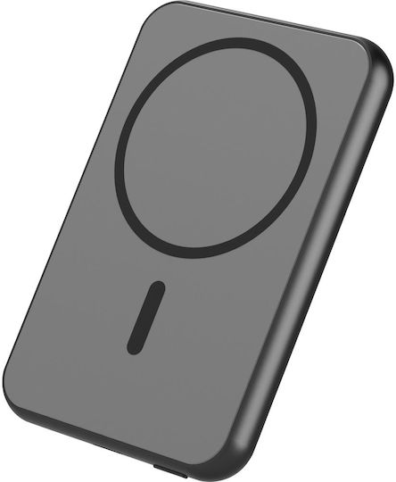Yenkee YPB 502 MagSafe Power Bank 5000mAh 20W με Θύρα USB-C Power Delivery Γκρι