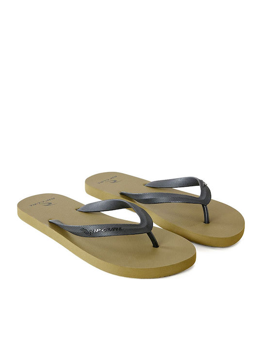 Open Toe Ανδρικά Flip Flops Χακί