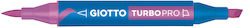 Giotto Turbo Pro Μωβ Μαρκαδόρος Ζωγραφικής με Δ...