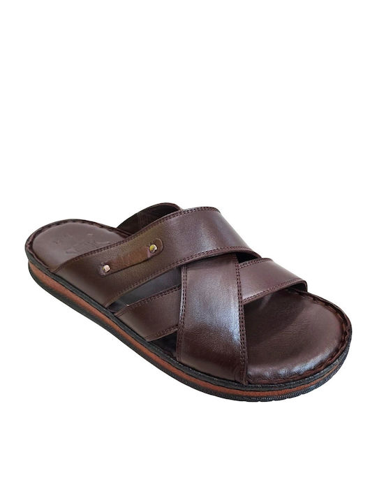 Gotsi Anatomic Δερμάτινα Ανδρικά Σανδάλια σε Κα...