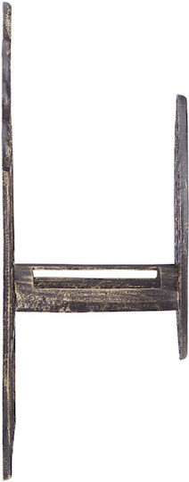 Wall Mount Hose Holder Brown Cast Iron Relaxdays 50 X 32 X 20 Cm