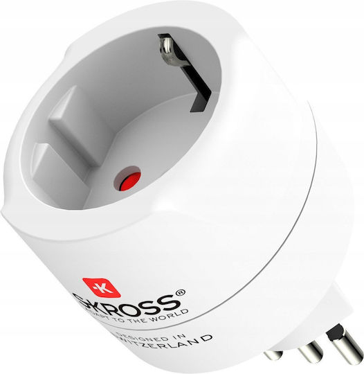 Skross Europe Travel Adapter Switzerland + Italy + Brazil