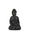 Figurină Decorativă Buddha Simbol Fericire Relaxare 18 X 10 X 8 Cm Anthracit Relaxdays