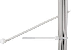 Goobay Kabelbinder Kunststoff Transparent Farbe (100Stück) (17066)