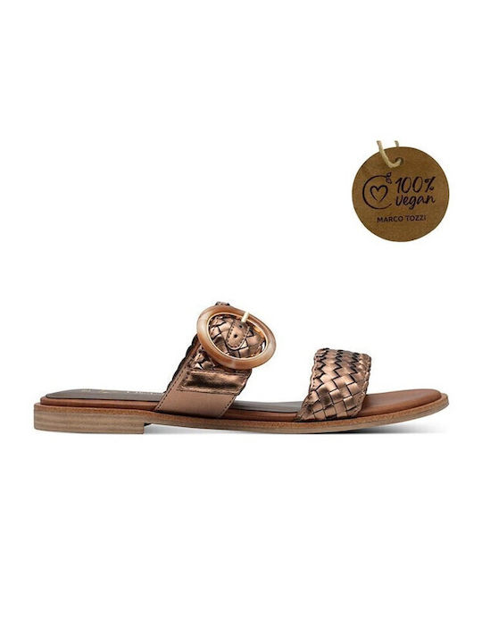 Women's Flat Sandals Bronze