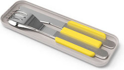 Monbento Mb Slim Box Yellow Stainless Steel Travel Cutlery Set 3 Pcs 17 X W 6 X H 2 Cm Monbento Mb Slim Box Yellow Stainless Steel Travel Cutlery Set 3 Pcs 17 X W 6 X H 2 Cm