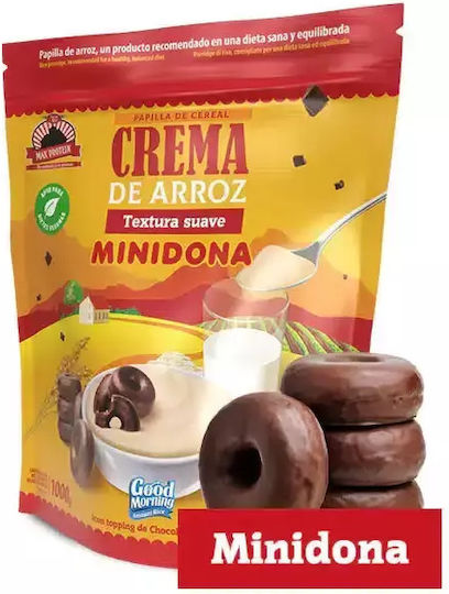 Max Protein Rice Cream Ειδικό Συμπλήρωμα Διατροφής 1000gr Chocolate Mini Donuts