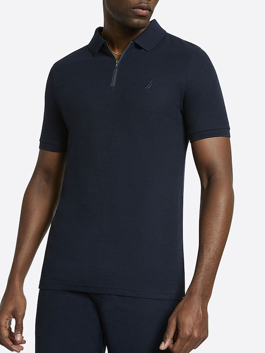 Polo Short Sleeve Blouse Navy Blue
