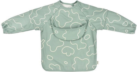 Beaba Impermeabila Salopetă material textil cu Buzunar & Mâneci Sage Green pentru 5 m+