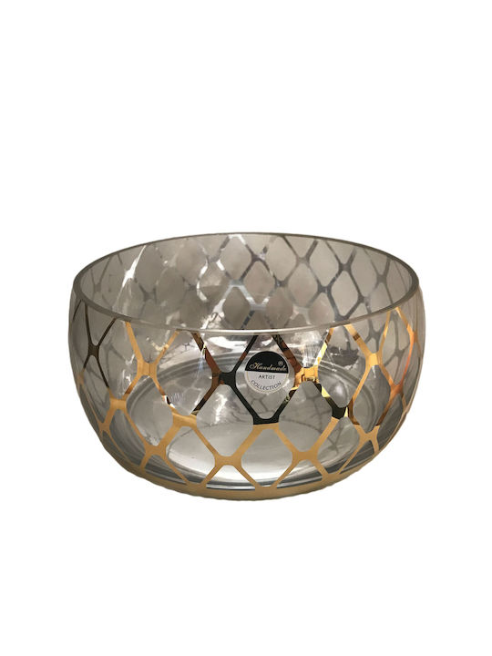 Galifas Decorative Bowl Transparent 26x14cm