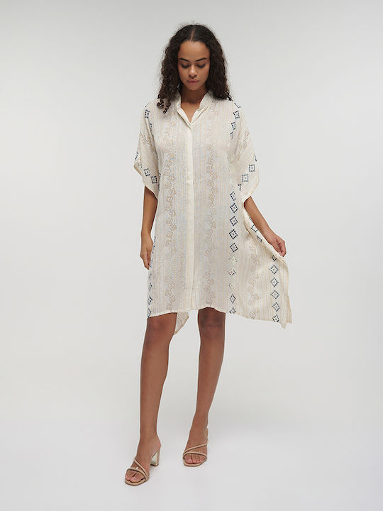 Ble Resort Collection Women's Caftan Beachwear Multicolour