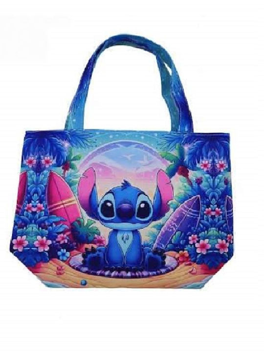 Stitch Детска чанта Плажна чанта Син 65брсм.