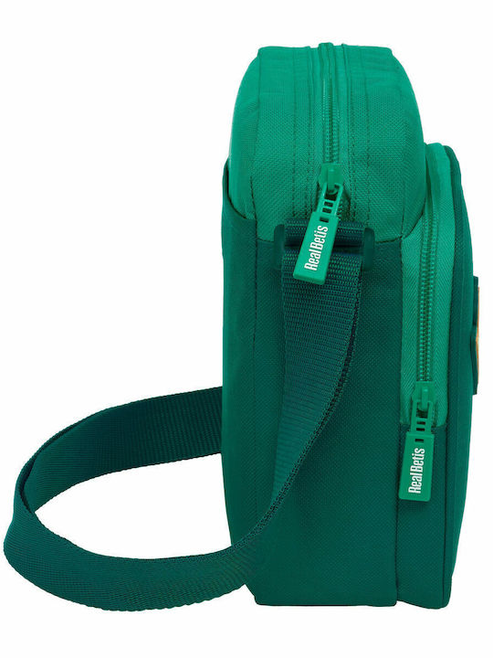 Real Betis Balompié Παιδική Τσάντα Ώμου Πράσινη 22x16x6εκ.