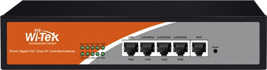 Wi-Tek WI-AC108P Managed L2 PoE+ Switch με 9 Θύρες Gigabit (1Gbps) Ethernet