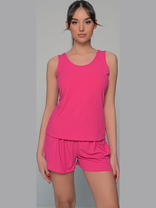 Milena by Paris Summer Women's Pyjama Set Fuchsia