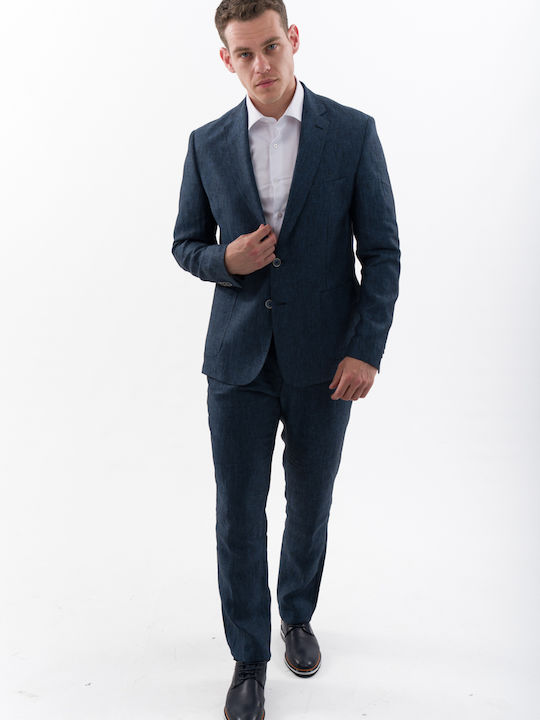 Batistini Sommer Herrenanzug Navy