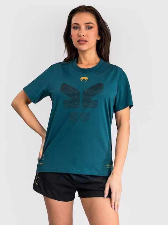Venum Женска Тениска VENUM-05547-102 Black/Forest Green